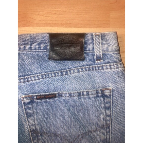 VTG Y2K Harley-Davidson 2RXT-H-DMC  Jeans Men Sz 36x30 Bootcut - Picture 8 of 12